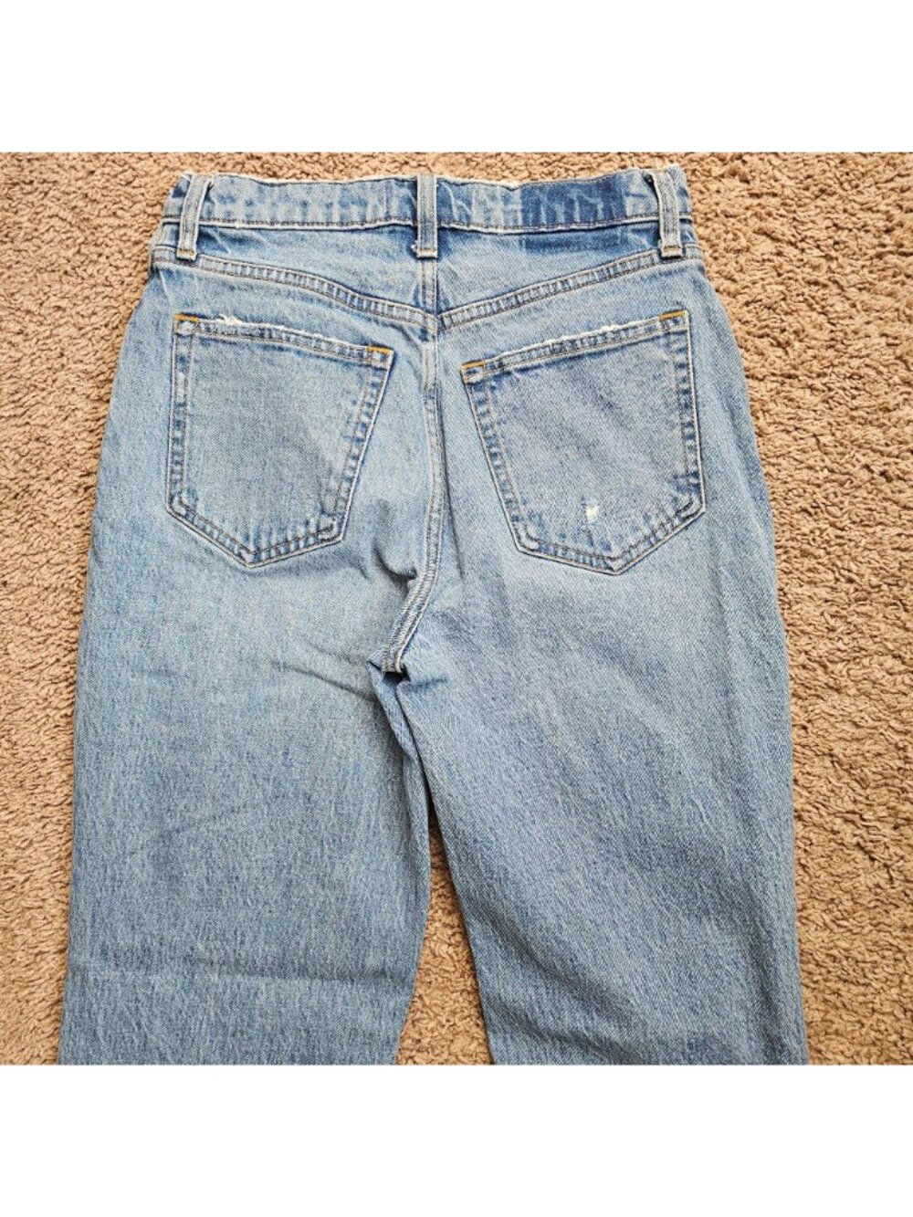 Abercrombie & Fitch Jeans Womens 27/4R 90's Straight Ultra High Rise Denim - Picture 5 of 8